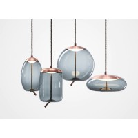 Подвесной светильник Delight Collection Knot B copper/blue