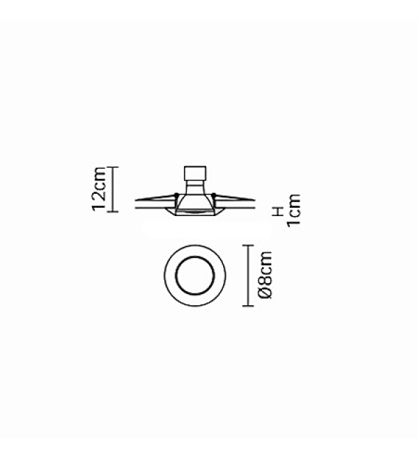 Встраиваемый светильник Fabbian Venere D55F2511