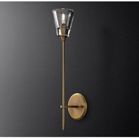 Настенный светильник Delight Collection Torche De Verre 1 light gold