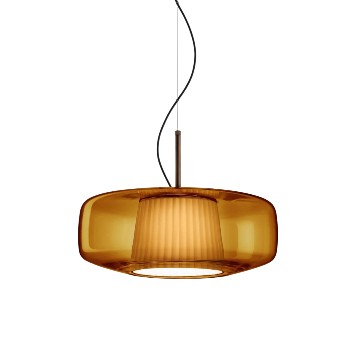 Подвесной светильник Vistosi Plisse SP G Amber