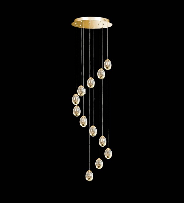 Подвесной светильник Delight Collection Terrene MD13003023-12A gold