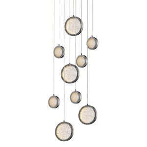 Подвесной светильник Delight Collection Bottega 9 nickel
