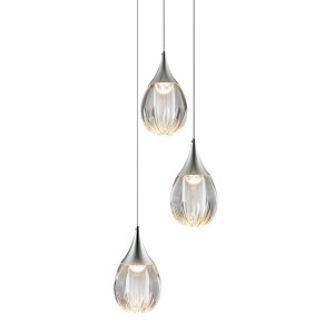 Подвесной светильник Delight Collection Stilla MD24001004-3A chrome/clear