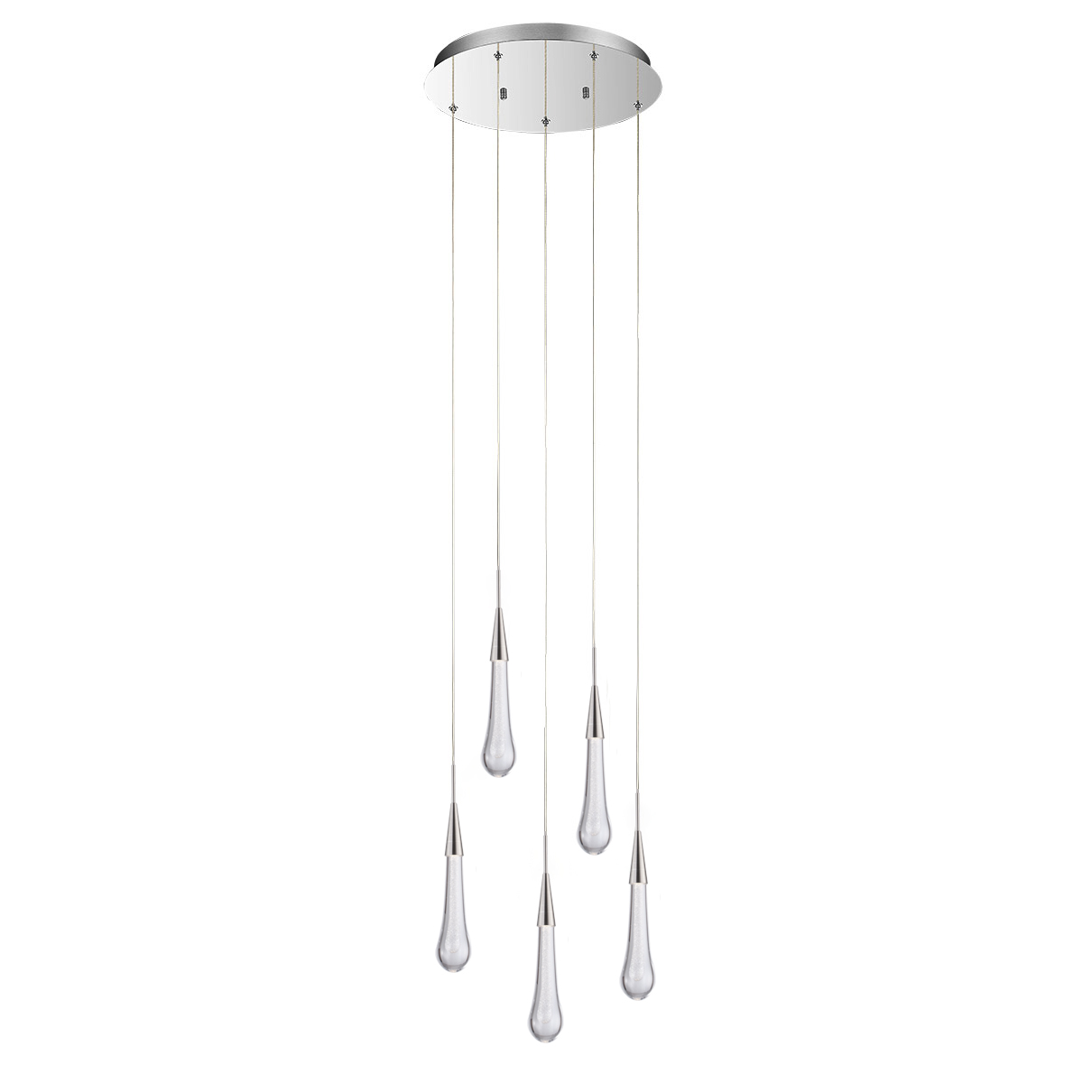 Подвесной светильник Delight Collection Pour 5A satin nickel