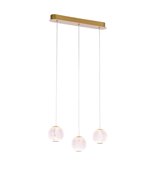 Подвесной светильник Delight Collection Elliot Diamante MD20001012-3B gold