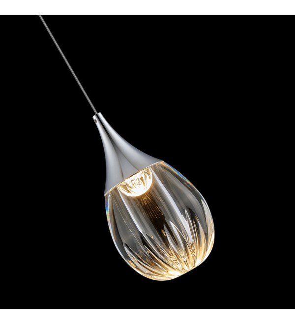 Подвесной светильник Delight Collection Stilla MD24001004-1A chrome/clear