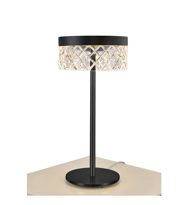 Настольная лампа Delight Collection Diamond cut MT21020075-1A matt black