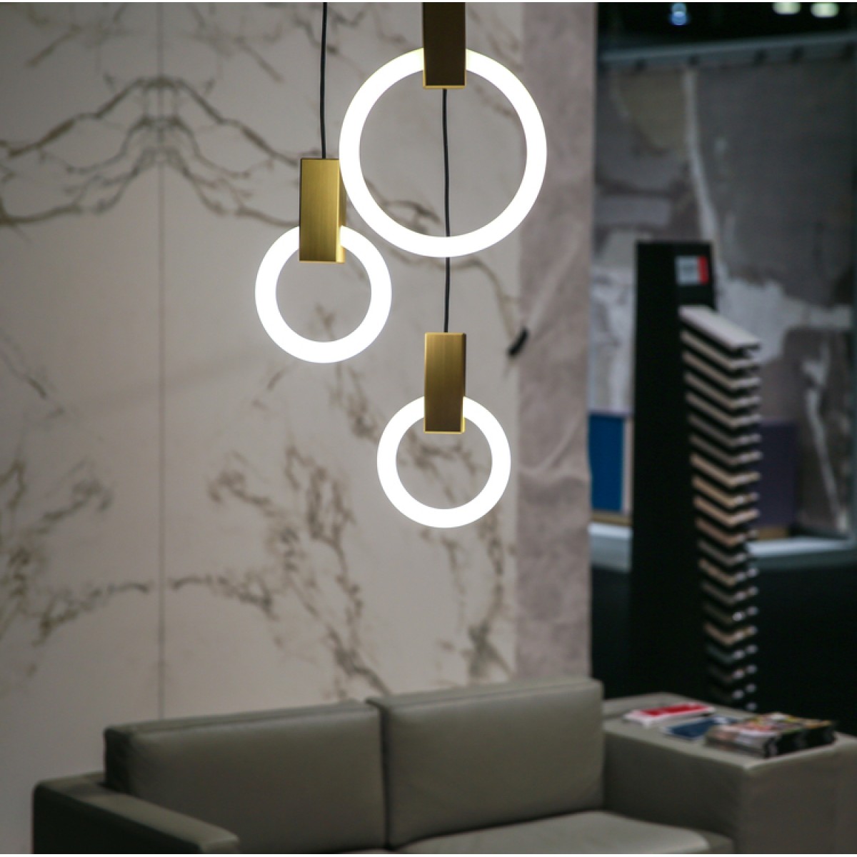 Подвесной светильник Delight Collection Halo 9813P/L gold