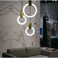 Подвесной светильник Delight Collection Halo 9813P/L gold