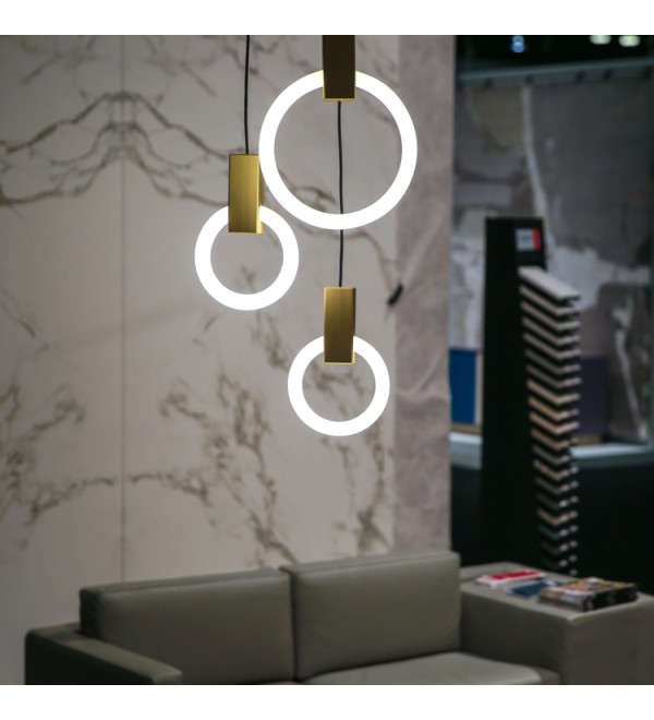 Подвесной светильник Delight Collection Halo 9813P/L gold