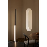 Торшер Slamp Modula Twisted light grey/plisse