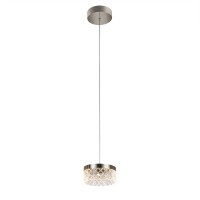 Подвесной светильник Delight Collection Diamond cut MD21020075-1A satin nickel