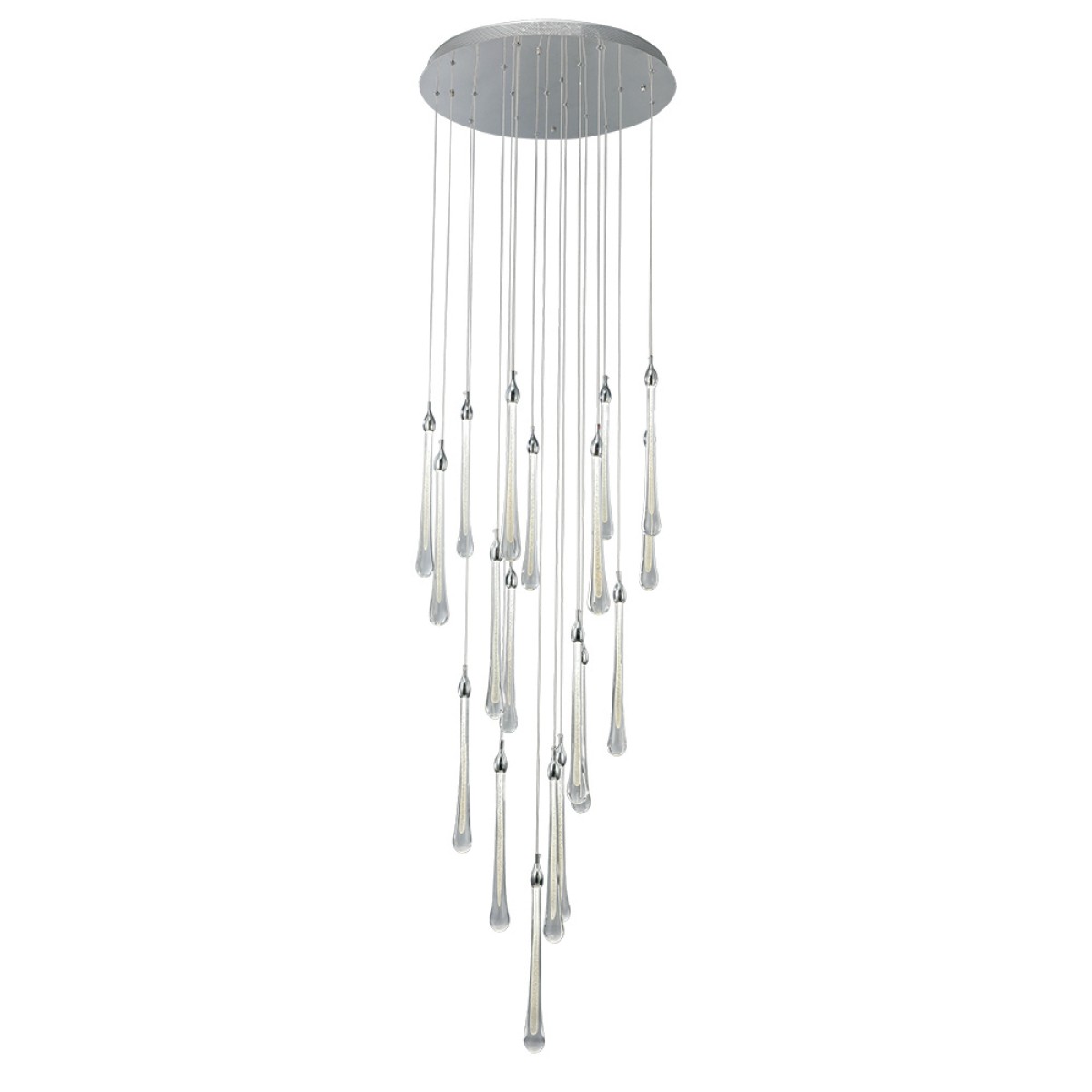 Подвесной светильник Delight Collection Teardrop 19 chrome