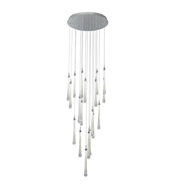 Подвесной светильник Delight Collection Teardrop 19 chrome