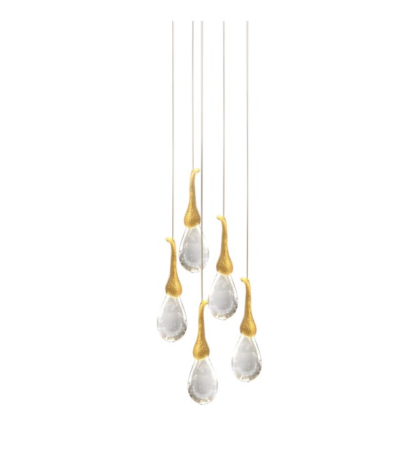 Подвесной светильник Delight Collection Seed OMG07287-5 gold