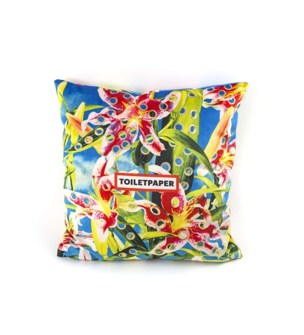 Подушка Seletti Toiletpaper Flowers With Holes