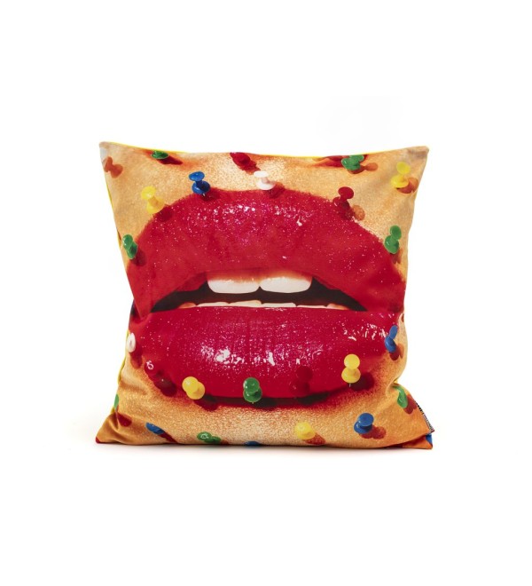 Подушка Seletti Toiletpaper Mouth With Pins