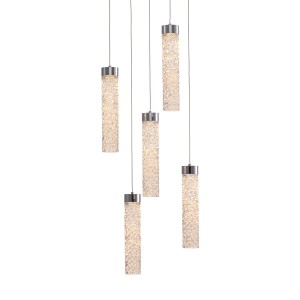 Подвесной светильник Delight Collection MD24030028-5A chrome/clear