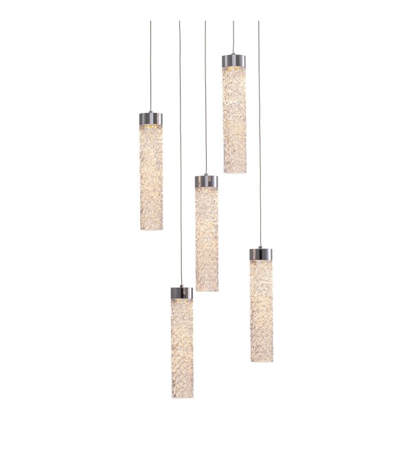 Подвесной светильник Delight Collection MD24030028-5A chrome/clear