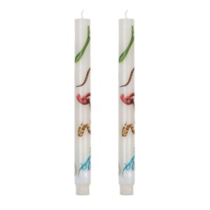 Свеча Seletti Toiletpaper Candle Stern Snakes White set of 2