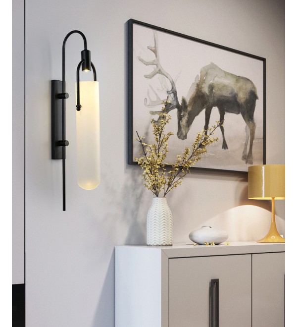 Настенный светильник Delight Collection Arc Well B6066W/L black/white