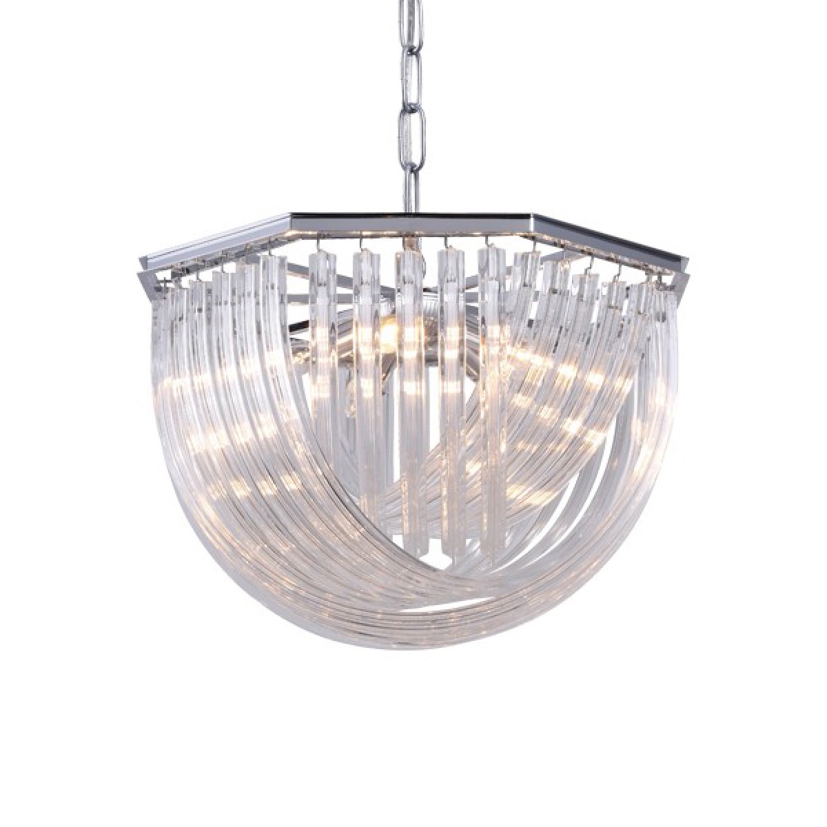 Люстра Delight Collection Murano 5 chrome