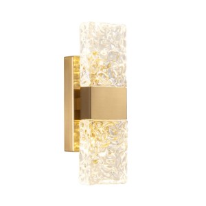 Настенный светильник Delight Collection 88068W gold/clear