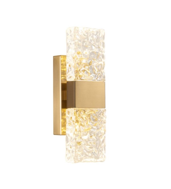 Настенный светильник Delight Collection 88068W gold/clear