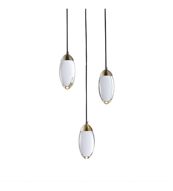 Подвесной светильник Delight Collection Celestial MT8848-3H brass