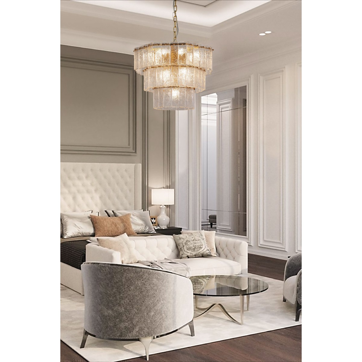 Люстра Delight Collection BRCH9192-55 antique brass