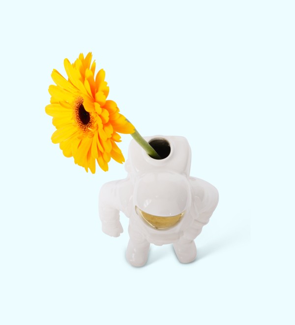 Ваза Seletti Cosmic Diner Starman white