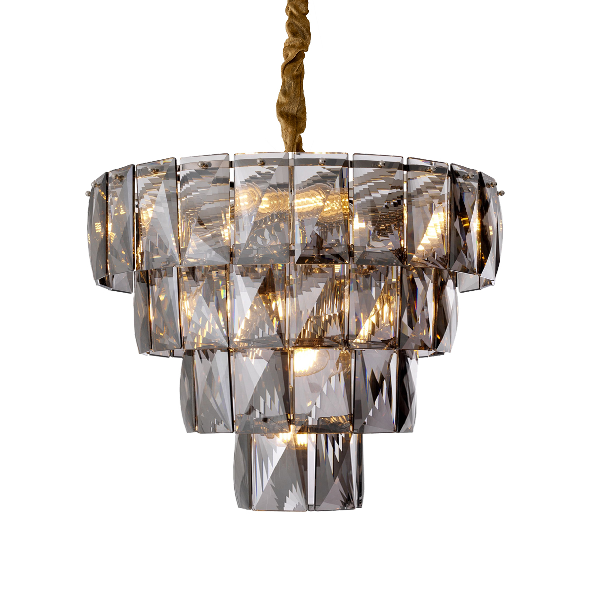 Люстра Delight Collection Amazone 7 chrome/smoky