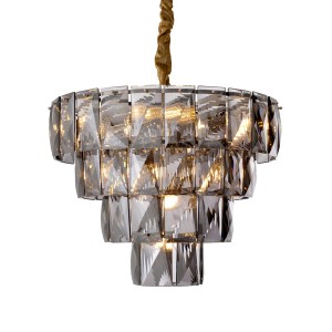 Люстра Delight Collection Amazone 7 chrome/smoky