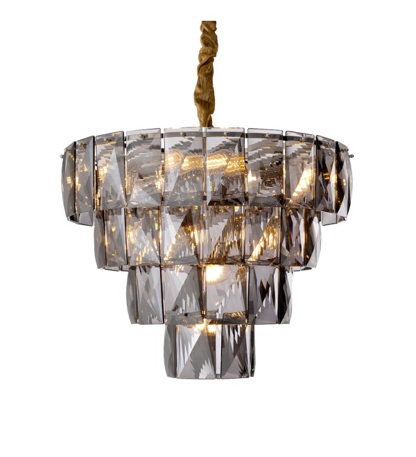 Люстра Delight Collection Amazone 7 chrome/smoky