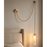 Подвесной светильник Delight Collection 26504P Brass / White Alabaster