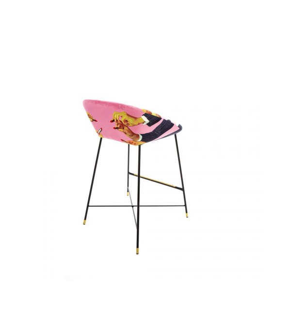 Барный стул Seletti Toiletpaper Furniture Pink Lipsticks