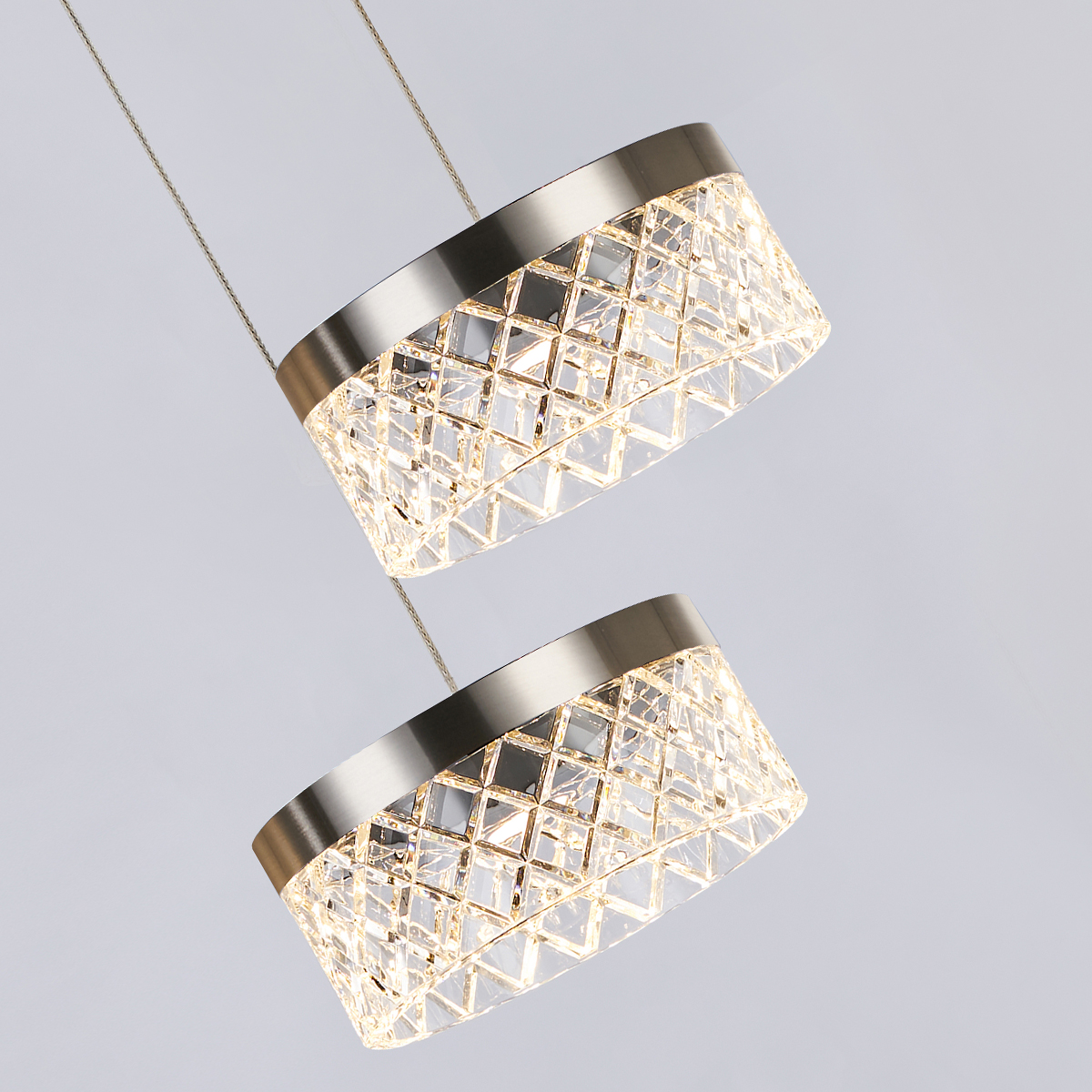 Подвесной светильник Delight Collection Diamond cut MD21020075-5A satin nickel