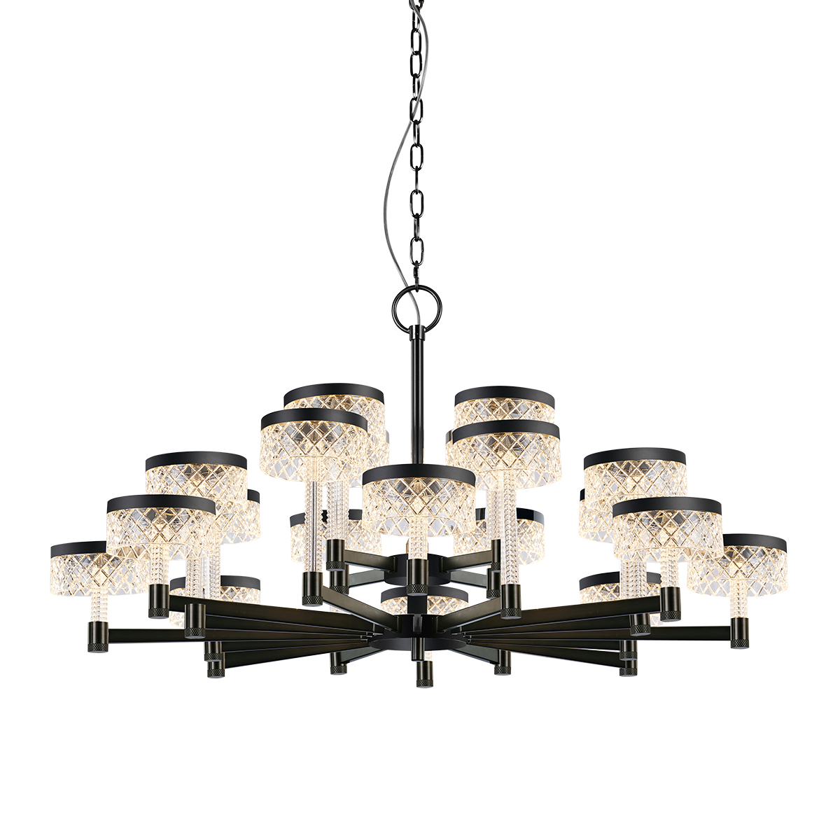 Люстра Delight Collection Diamond cut MD21020075-20A matt black