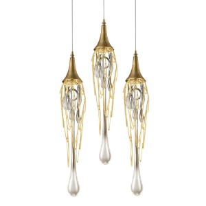 Подвесной светильник Delight Collection Goddess Tears 3R gold