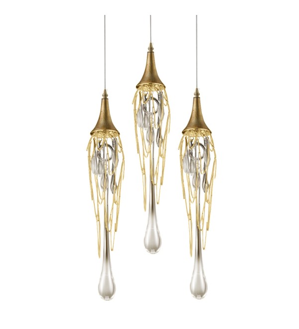 Подвесной светильник Delight Collection Goddess Tears 3R gold