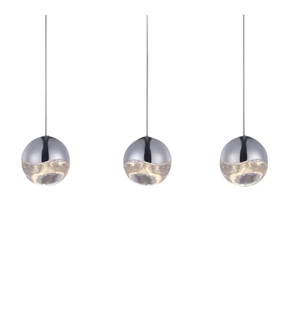 Подвесной светильник Delight Collection Globo 3 nickel