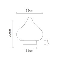 Настольная лампа Fabbian Dune D86B0101