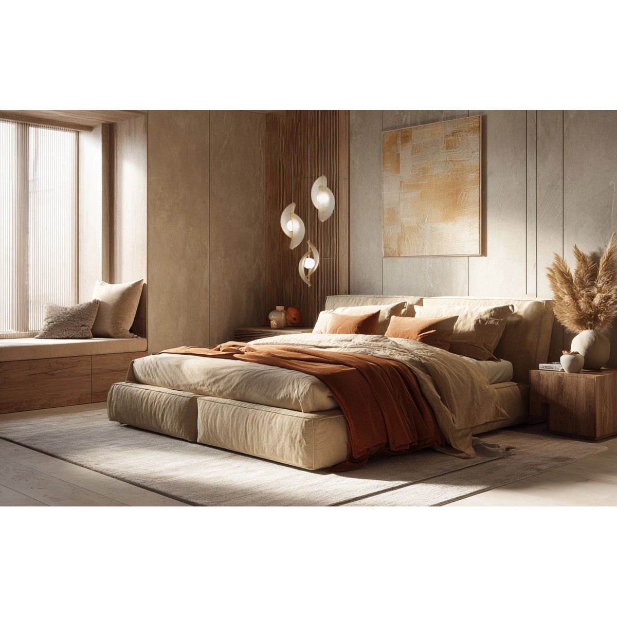 Подвесной светильник Delight Collection MD24030035-3A brass/amber