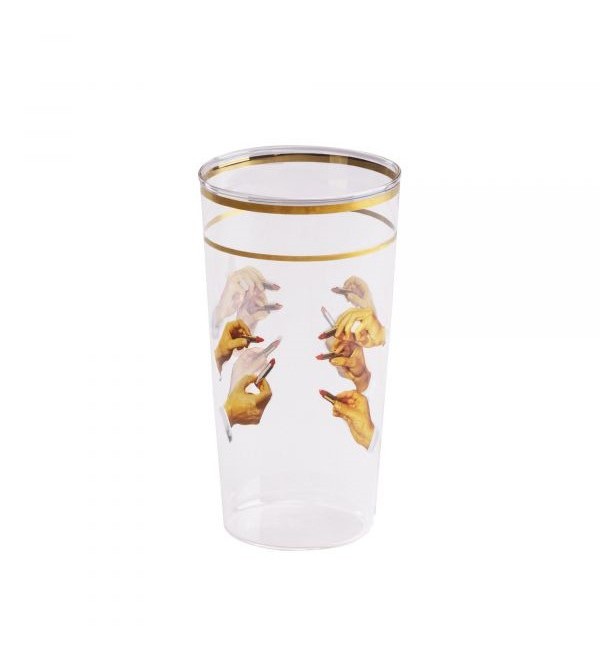 Стакан Seletti Toiletpaper Glass Lipsticks