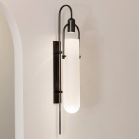 Настенный светильник Delight Collection Arc Well B6066W/L black/white