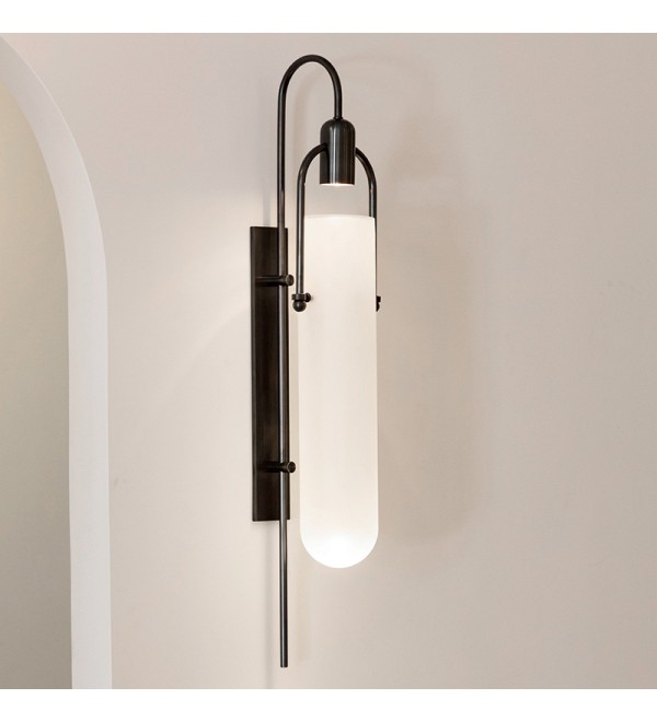 Настенный светильник Delight Collection Arc Well B6066W/L black/white