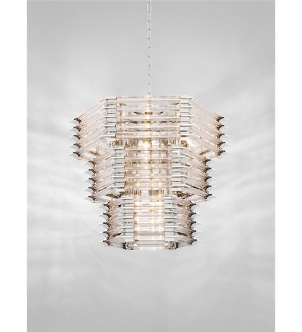 Люстра Delight Collection Wren 12 nickel