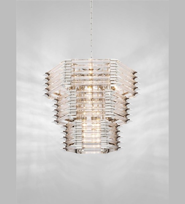 Люстра Delight Collection Wren 12 nickel