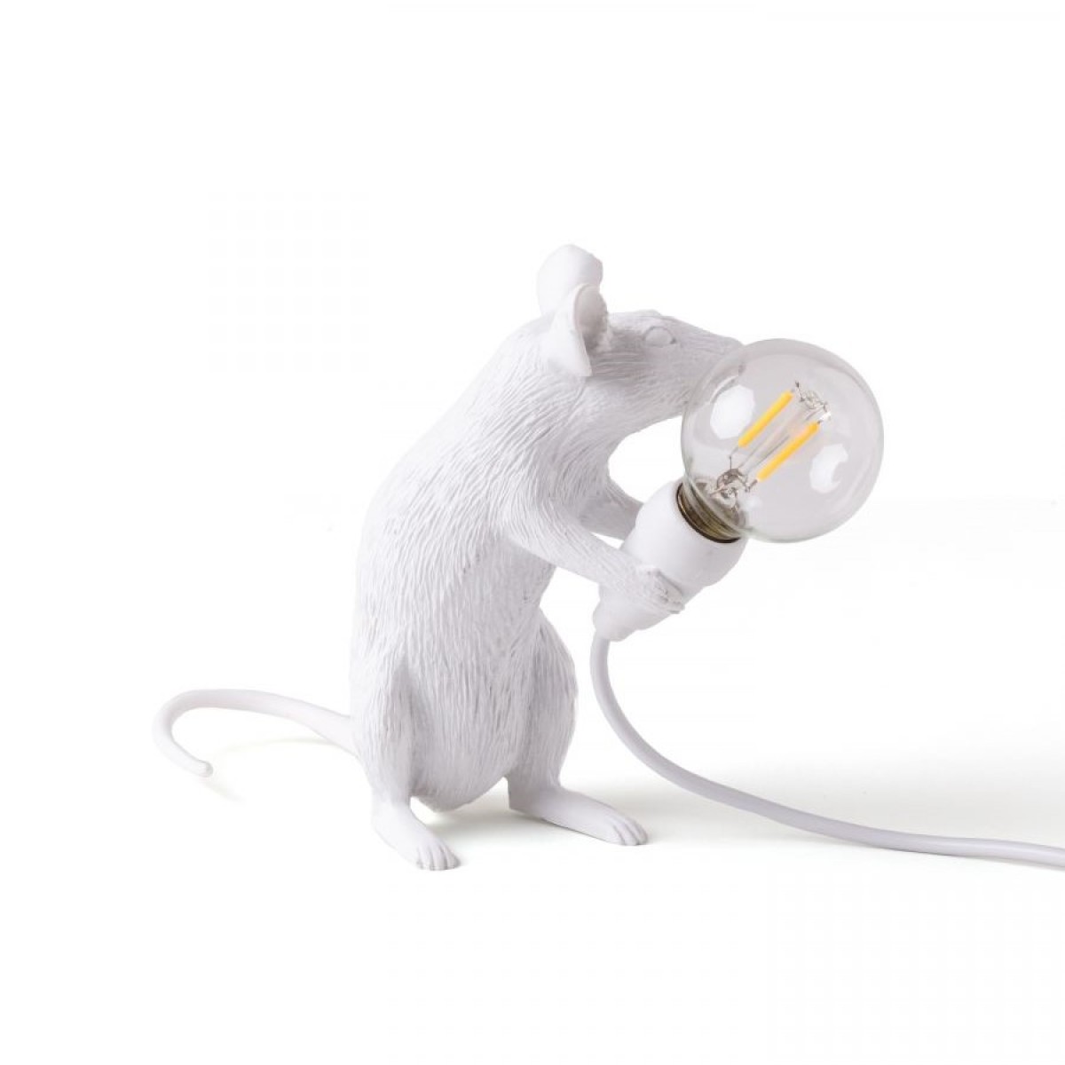 Настольная лампа Seletti Mouse Lamp Sitting USB