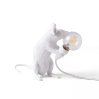 Настольная лампа Seletti Mouse Lamp Sitting USB